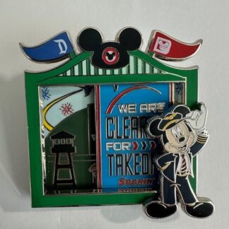 Mickey Soarin' Around the World Bicoastal Adventures Feb 2024 Disney Pin F2