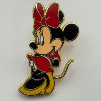 Minnie Mouse Disneyland Paris Trading Pin Red Dress Red Bow Yellow Shoes E0