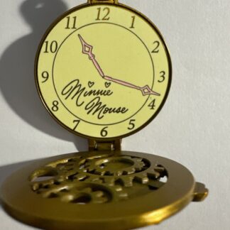 Minnie Signature Pocket Watch PALM Pink A La Mode 2025 Disney Pin G1