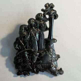 Nightmare Before Christmas NBC Jack Sally Family Pewter Silver Disney Pin (B8)