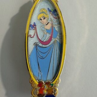 PALM Cinderella Gus Jaq Mirror Jumbo Pink A La Mode LE 200 2025 Disney Pin E3