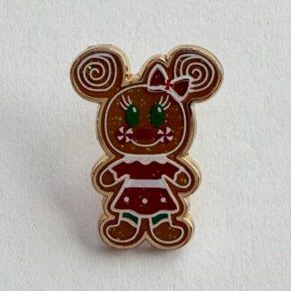 PALM Pink A La Mode Gingerbread Minnie Mini Micro Holiday LE150 25 Disney Pin H5
