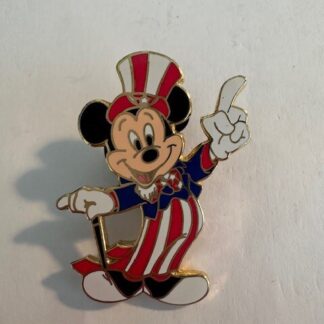 Patriotic Mickey Uncle Sam Pointing Up Target Disney Pin (D8)