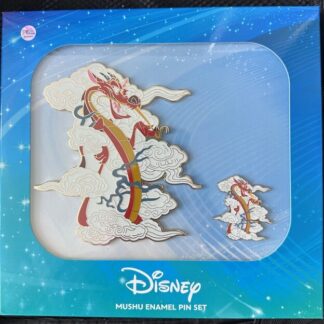 Pink a la Mode PALM 2024 Year of Dragon Mushu 5" & 1.75" LE 150 Disney Pin (B)