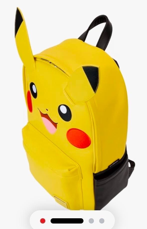 Pokemon Pikachu Cosplay Full-Size Backpack Loungefly New w Tags (B) - Image 3