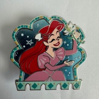 Princess Ariel Little Mermaid Holding Flower Pin OE 2024 Disney Pin B9