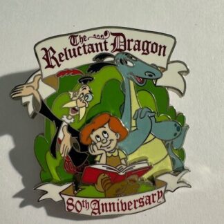 Reluctant Dragon 80th Anniversary Disney Pin (D0)
