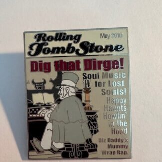 Rolling Tomb Stone Haunted Mansion Magazine LE Disney Pin  (D5)
