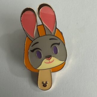 SDR Judy Hopps Hidden Mickey Rabbit Head Ice Cream Treat 2024 Disney Pin C6