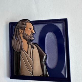 Star Wars Celebrarion 2022 Alphabet Pin LE 500 Letter Q Qui-gon Jinn (C0)