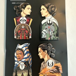 Star Wars Her Universe 4-Piece Pin Set Padmé Leia Ahsoka Rey D23 2026 Disney