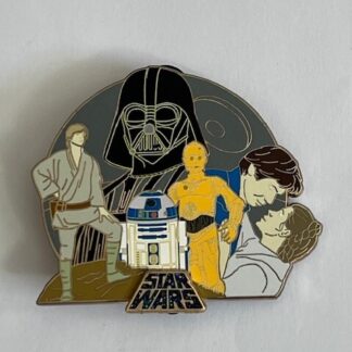 Star Wars Original Trilogy Cluster Disney LE Pin Leia Luke Darth Vader (D4)