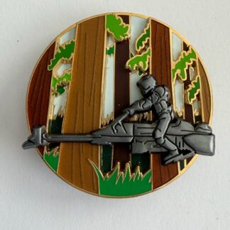 Star Wars Pin of the Month Endor Scout Troop Speeder 3-D 2017 Disney Pin G2