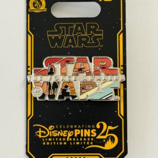 Star Wars: The Force Awakens 10th Anniversary Logo 2025 Disney Pin B