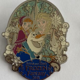 TDL Elsa Anna Olaf Tokyo 2016 Frozen Fantasy Snowman Disney Pin (A9)