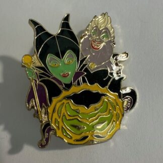 TDR Game Series Halloween Maleficent & Ursula Disney Pin 124208  (E1)