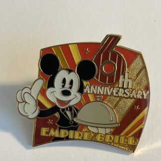 TDR Tokyo Ambassador Hotel 6th Anniversary Empire Grill Disney Pin (B6)