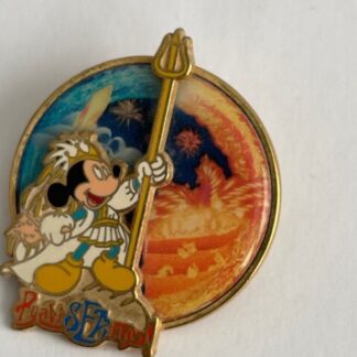 TDS BraviSEAmo! Mickey Mouse Blue Orange Tokyo Disney Pin (A2)
