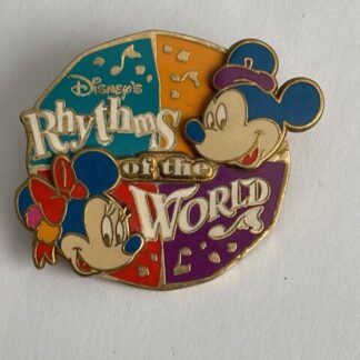 TDS Tokyo Disney’s Rhythms Of The World Mickey Minnie Orange Blue Disney Pin A2