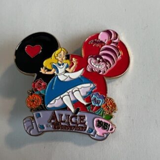 The Bradford Exchange Magical Moments Disney Alice In Wonderland Disney Pin (C1)