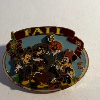 The Four Seasons Collection Fall Mickey Minnie Donald Goofy Disney Pin (C1)