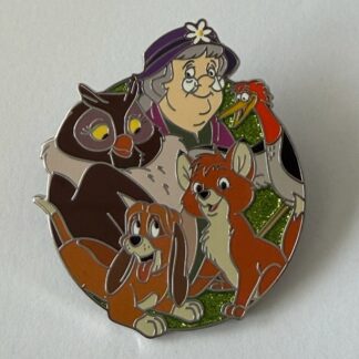 The Fox and the Hound Cast Todd Copper Widow Tweed Big Mama Boomer Disney Pin H5