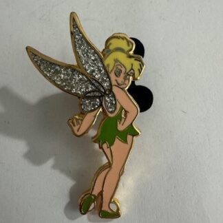 Tinker Bell Glitter Wing Disney Pin Waffle Back (E7)