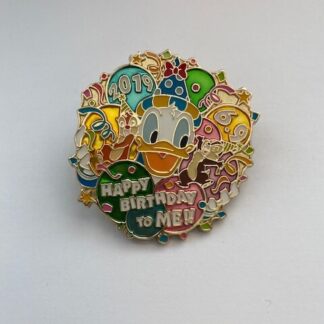 Tokyo Disney Resort Badge Happy Birthday To Me 2019 Chip & Dale Disney Pin (A2)