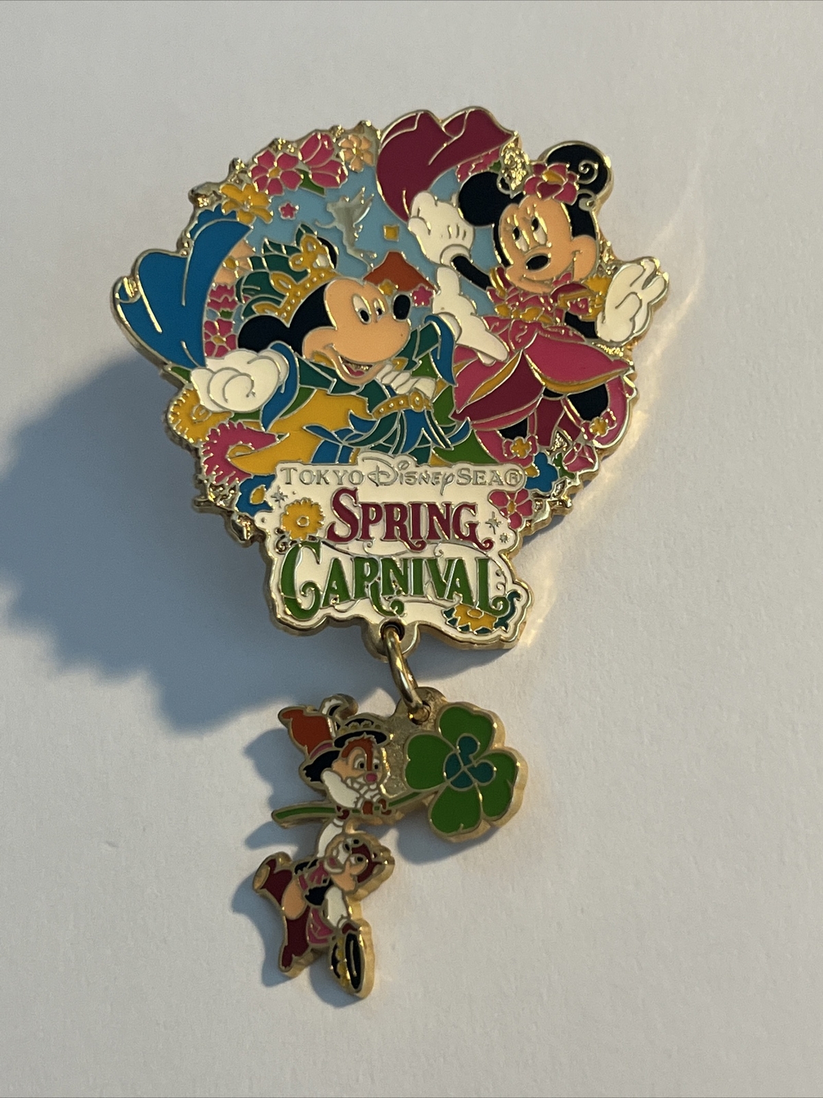 Tokyo Disney Trading Pin - Spring Carnival 2010 Mickey Minnie Chip & Dale (A7)
