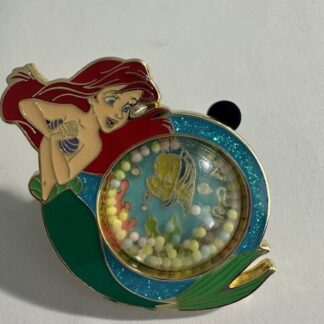 Uncas Ariel The Little Mermaid Snow Glove Bubble 3D Disney Pin (B3)