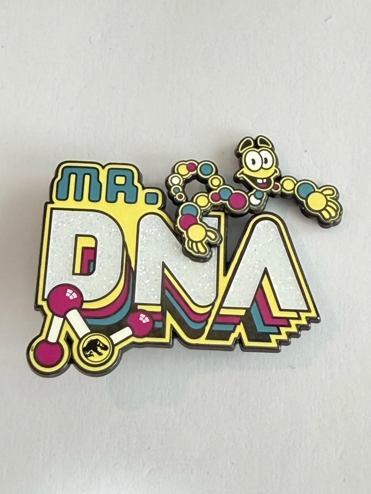 Universal Fan Fest Jurassic Park Mr DNA Universal Studios Disney Pin H6