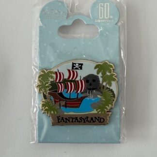 WDI 60th Anniversary Decade Series 1950's Fantasyland Skull 2013 LE Disney Pin B