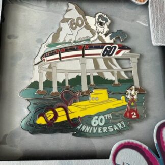 WDI MOG Jumbo Disneyland 60th Anniversary Box Attractions Disney Pin LE 200 (B)