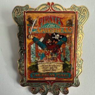 WDI Poster Caribbean Plaza Magic Kingdom 2007 LE 300 Disney Pin B0