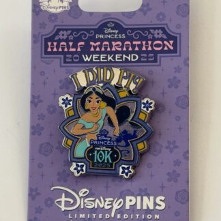 WDW – Jasmine - 10K I Did It - Princess Half Marathon Weekend 2025 Disney Pin B