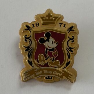 WDW - Mickey - Classic 1971 Walt Disney World Crest 2006 Disney Pin H0