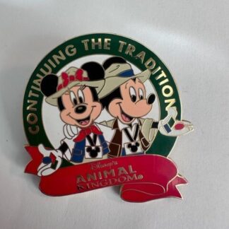 WDW Mickey & Minnie Continuing The Tradition Animal Kingdom Disney Pin (D0)