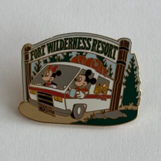 WDW - Mickey, Minnie and Pluto in RV - Fort Wilderness Resort Disney Pin G7