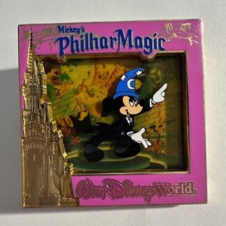 WDW Mickey Sorcerer Character Sliders Mickey's PhilharMagic 2011 Disney Pin D6
