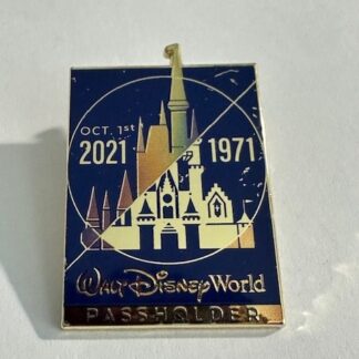 WDW October 1st 1971 - 2021 Passholder 50th Anniversary Disney Pin LE F2