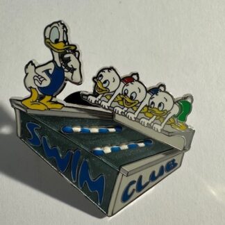 WDW Pin Trading University 2008 Donald Nephews Swim Club PTU Disney Pin B3