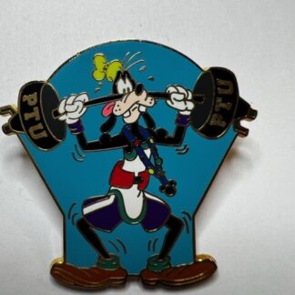 WDW Pin Trading University Celebration 2008 Sport Goofy Weights Disney Pin (B5)