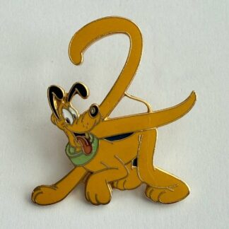 WDW - Pluto with Number 2 - Celebrate 2025 Hand-in-Hand 2025 Disney Pin H5