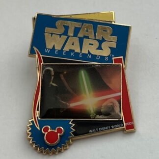 WDW Star Wars Weekends 2003 Yoda & Count Dooku 3D Disney Pin LE (A8)