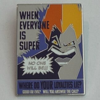 WDW Syndrome Recruitment Posters Series Heroes vs Villains 2021 Disney Pin H9