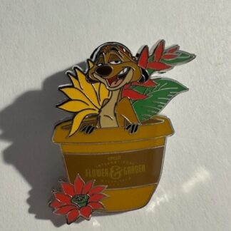 WDW - Timon - Epcot Flower and Garden 2024 - Mystery - Lion King Disney Pn F6