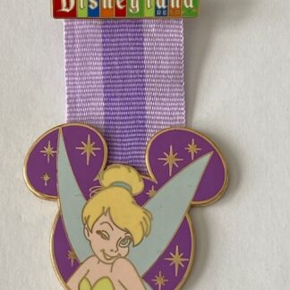 WDW Tinker Bell Medal Purple Mickey Icon Peter Pan Disney Pin (A3)