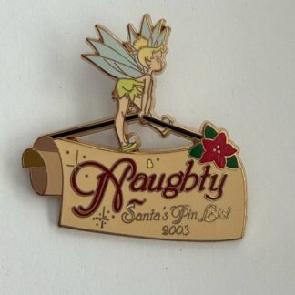 WDW - Tinker Bell - Naughty - Santas Pin List 2003 Disney Pin C4