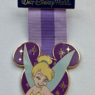 WDW Tinker Bell Purple Medal Peter Pan Disney Pin (A3)