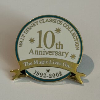 Walt Disney Classics Collection WDCC 10th Anniversary 2002 Disney Pin G6